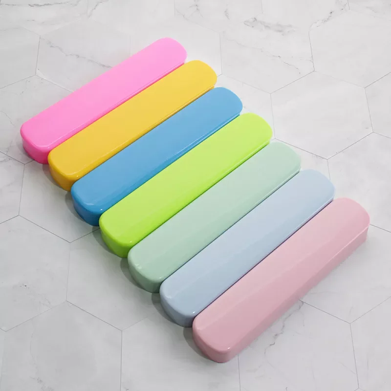 

2023New Portable Eco-Friendly Travel Tableware Storage Box Food Grade Dinnerware Kitchen Fork Spoon Box Kid School Cutlery