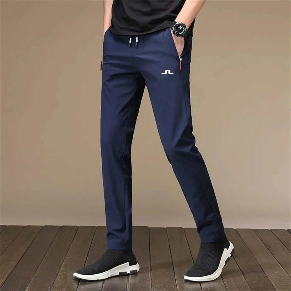 

Malbon New Golf Men's Pants Quick Drying Ultra Silk Elastic Slim Pants Youth Men City Walking Soft Leisure Sports Wear Big Size