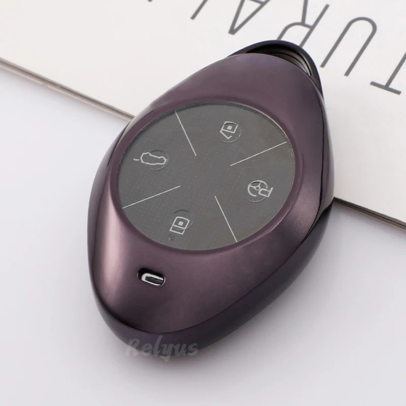 

Прозрачный чехол из ТПУ для автомобильного ключа чехол для Xpeng G3 460 удаленный чехол для P7 520 Новинка Xiaopeng G3 Защитный чехол для ключа автомобил...