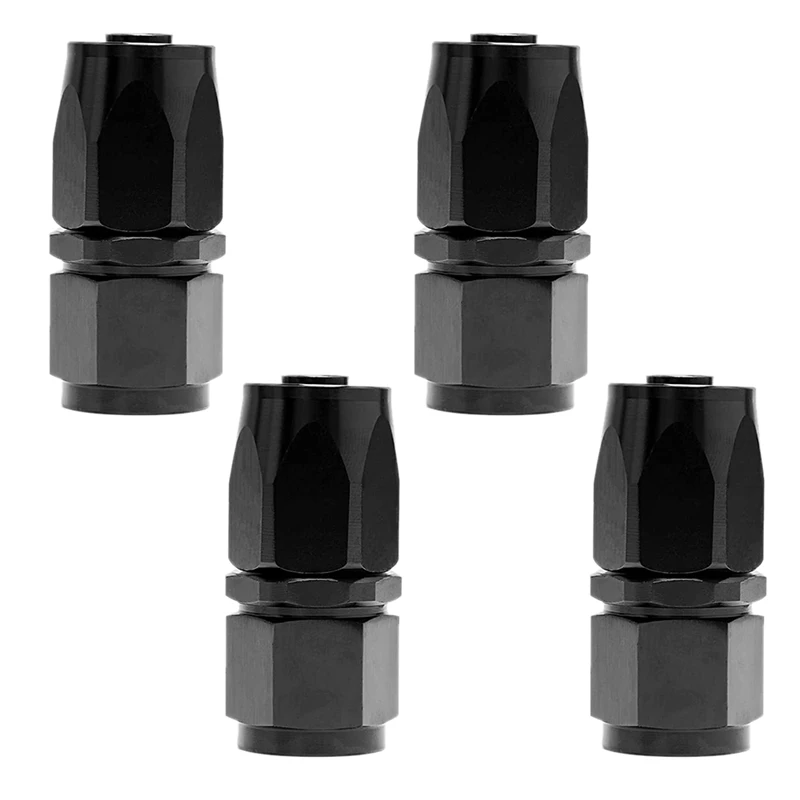 

4Pcs AN10 Automobile Fuel Pipe Joint AN10-0 Degree Oil Cooling Joint AN10 Detachable Anti-Leakage Oil Pipe Joint