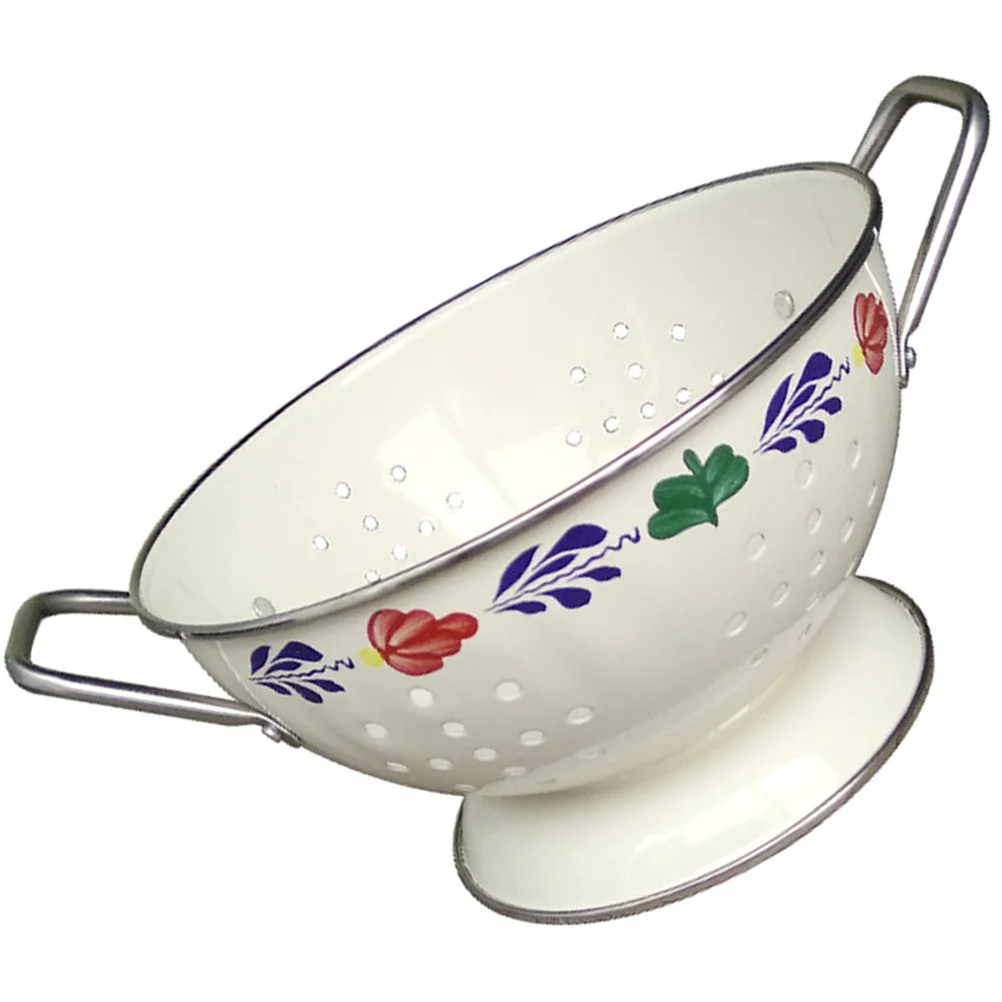 

Fruit Basket Strainer Colander Bowl Washing Vegetable Kitchenfor Metal Iron Tierstorage Net Mesh Rice Pasta Colanders Wire