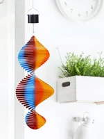 3d color wind chimes three dimensional rotating hanging decoration home decoration balcony outdoor shop decoration bedroom