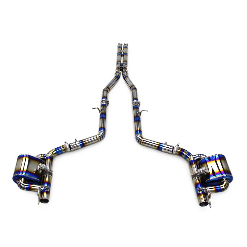 Фото Выхлопная система Yooking Uning Titanium Pipe Muffler Vacuum Valve для Dodge Challenger SRT Hellcat 6.2T 2016-2022 №1