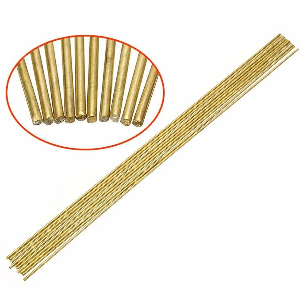 20PCS Electrode Welding Rod Brass Welding Wire Electrode Phosphor Electrode Wire Soldering Rod 2mmX50cm Welding Materials