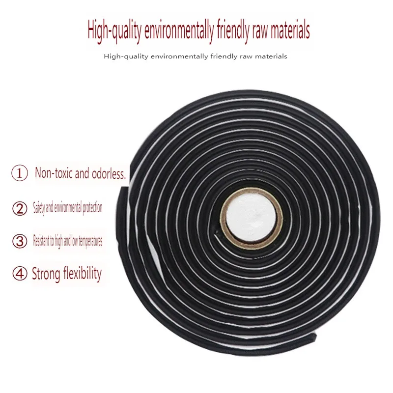 1 шт. высококачественная уплотнительная лента из силиконовой резины диаметром 8