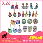 45 шт DIY полная дрель Специальный Алмазный брелок с рисунком мультяшная сова торт женская сумка подвеска брелок ювелирный брелок подарки