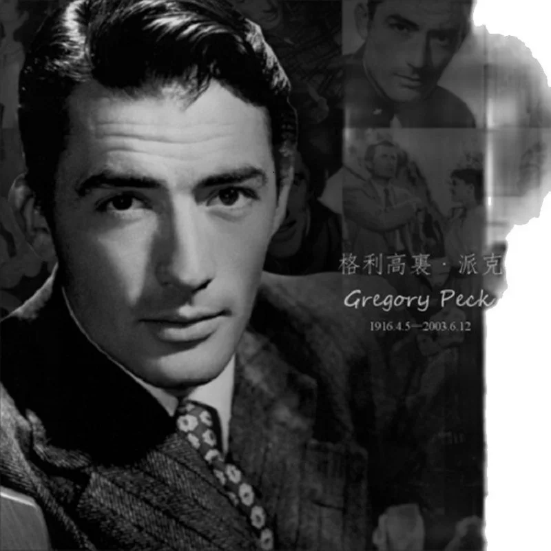 

12 sheets/LOT Gregory Peck Roman Holiday 12pcs Delicate Classical Retro Black And White Vintage Postcard Gift