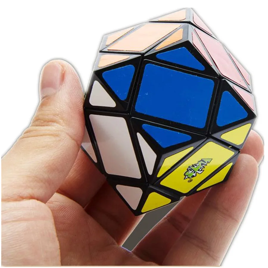 Фото Lanlan Diamond Face 3x3x3 Magic Cube Black Alien 12-сторонняя детская игрушка Magic Cube Детские игрушки-головоломки Cubo Magico №5