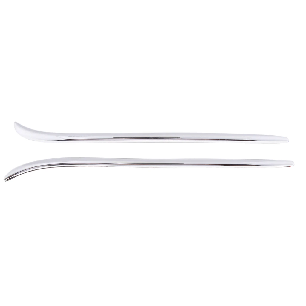 

1 Pair Motorcycle ABS Plastic Chrome Front Fairing Headlight Eyebrows Trim Case for Honda Goldwing GL1800 2001-2011 05 06
