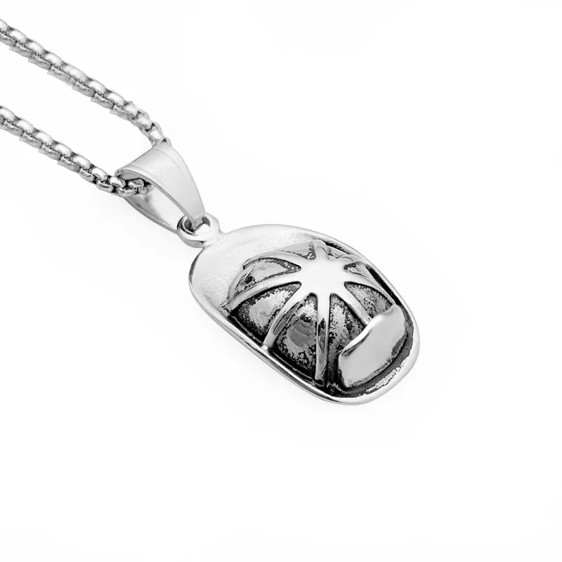 Мужское ожерелье из нержавеющей стали с подвеской в виде маски солдата