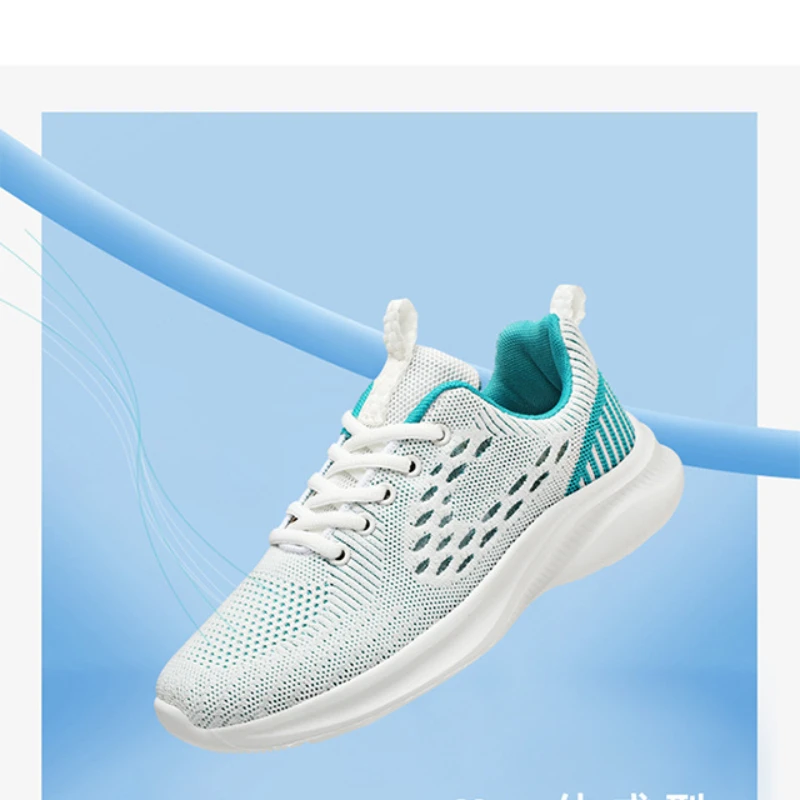 Running Shoes for Women Fashion Lightweight Casual Footwear Outdoor Sports Shoes Breathable Mesh Outdoor Flat Sneakers