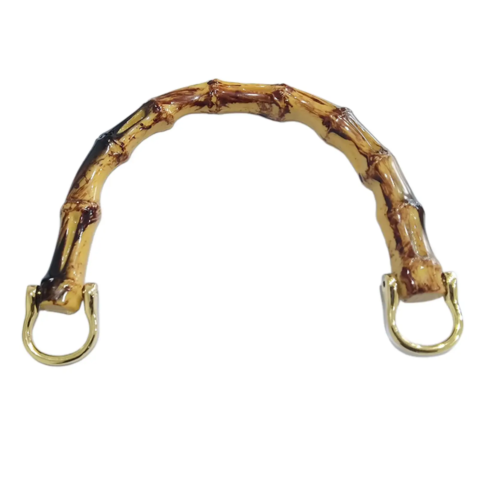 

Bamboo Bag Handle Handmade Bag Handle for Purse Accessories Replacement Parts Material