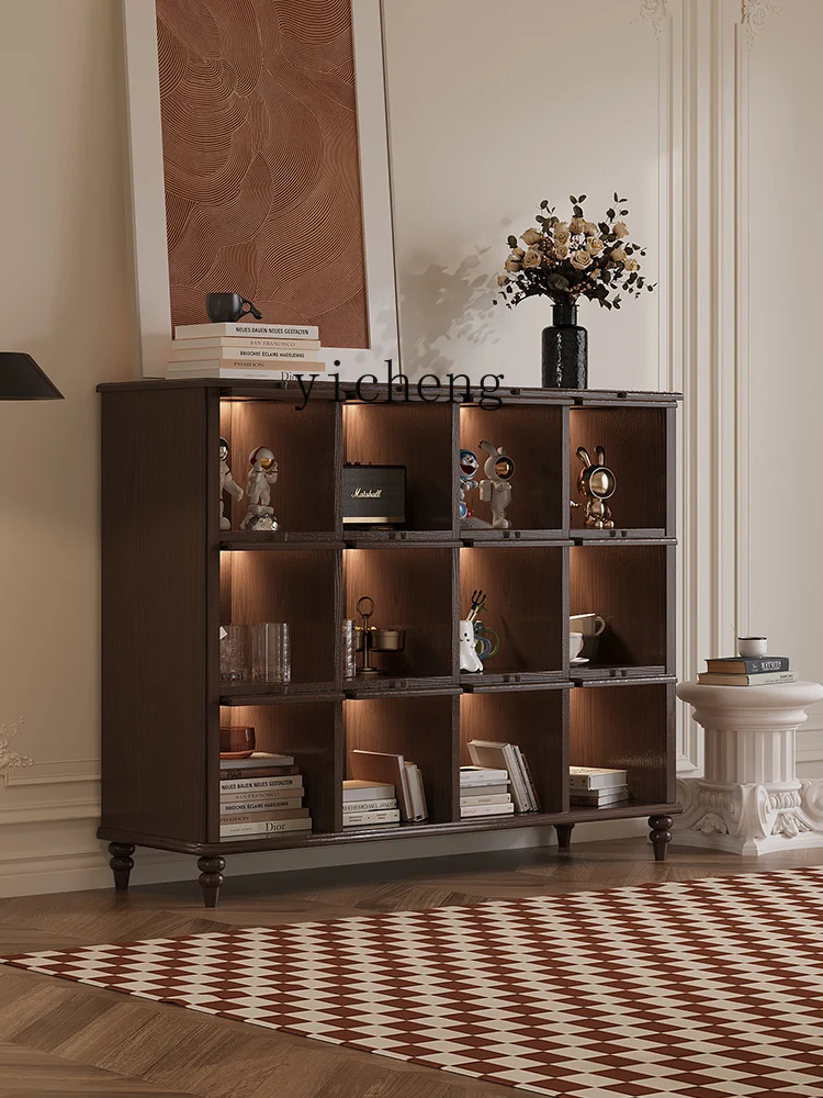 Шкаф с ящиками ZK Clover из массива дерева креативный шкаф для хранения 12 ячеек