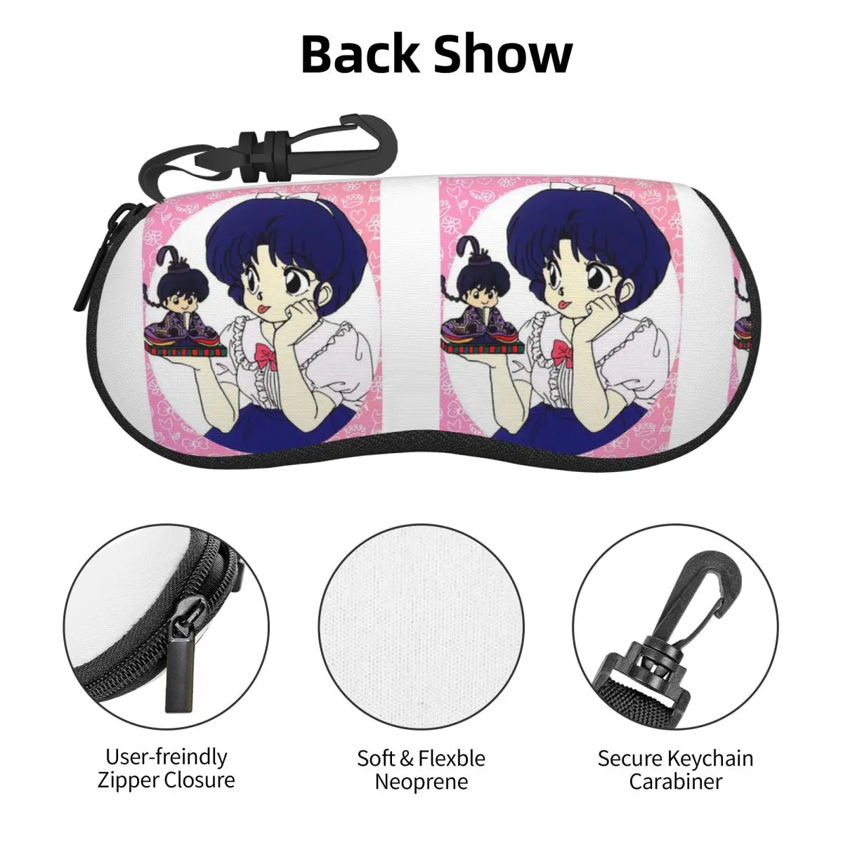 Ranma 1/2 Saotome Pig Girls чехол для очков в виде ракушки защитная коробка солнцезащитных