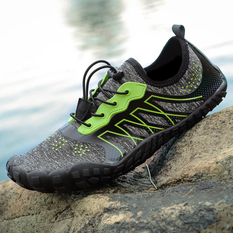 

Large Size 35-47 Men Upstream Water Hiking Shoes Quick Dry Women Aqua Sandals Outdoor Beach Seaside Surfing Shoes Unisex Water