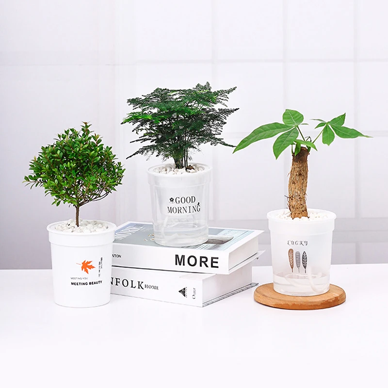 

Цветочный горшок для ленивых цветов, автоматический водно-поглощающий цветочный горшок, декоративные горшки для растений, Детские Садовые ...