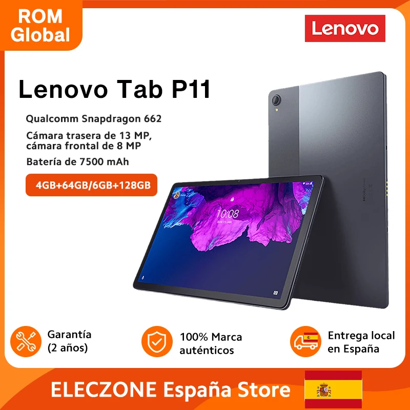 Планшет Lenovo Tab K11 P11 или Xiaoxin Pad 11 глобальная прошивка 2K ЖК-экран планшет Android Snapdragon