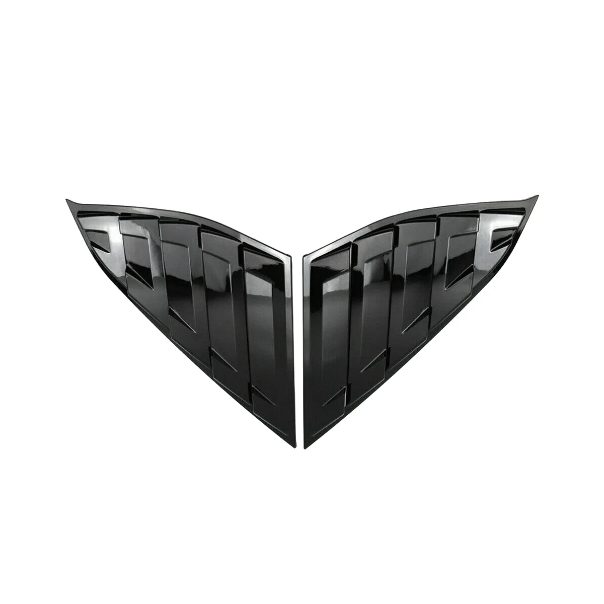 

Автомобильная задняя боковая решетка вентиляционного отверстия, крышка оконного жалюзи для 2018-2022 Honda Accord глянцевая черная