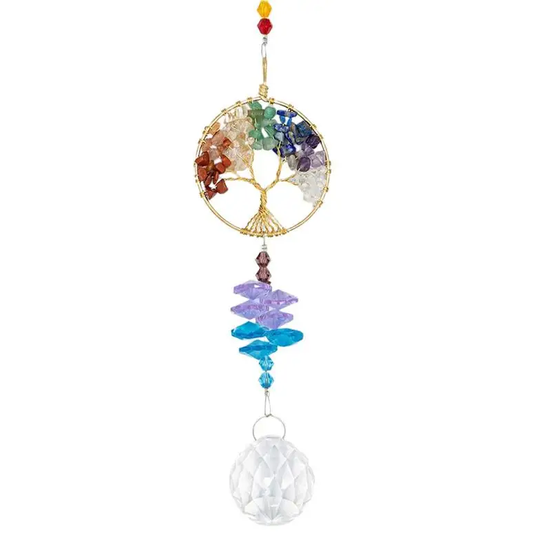 

Crystal Sun Catchers Chandelier Crystals Ball Prism Pendant Rainbow Maker Hanging Cascade Home Garden