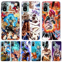 anime dragon ball for xiaomi redmi 10 10a 10c 9 9a 9c 9t phone case 8 8a 7 7a 6 6a s2 k20 k30 k40 pro prime cover coque