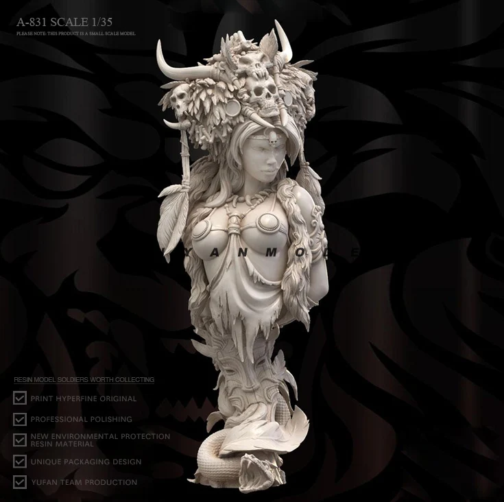 

1/10 Resin model kits figure beauty colorless and self-assembled A-831