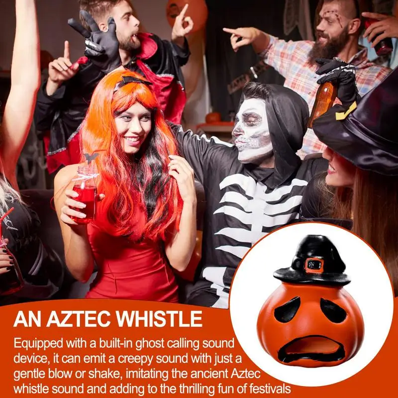 Череп кричащий ацтекский свисток для страшного призрака плач реквизит Хэллоуина