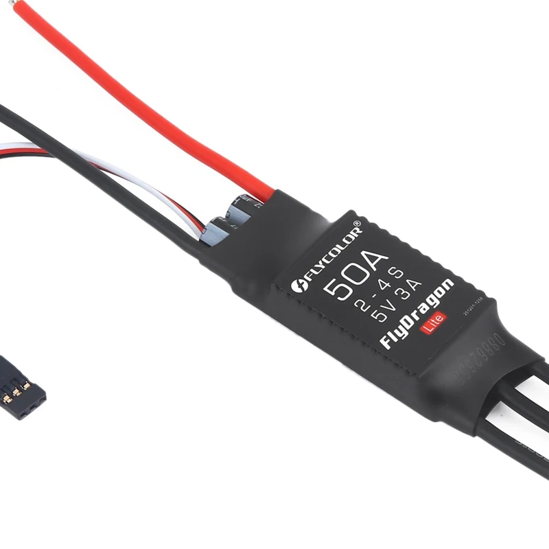 

FLYCOLOR ESC Fixed Wing RC Aircraft Model Brushless Model ESC 20A30A40A50A 2-4S for RC FPV Airplane Helicopter Drone