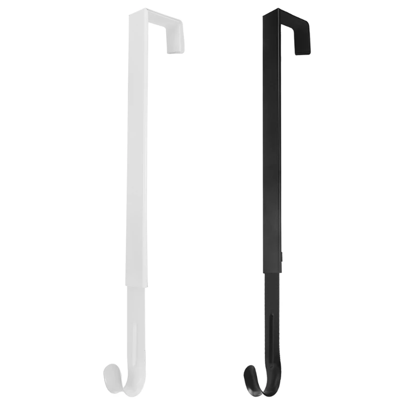 

Metal Door Wreath Hook Telescopic Adjustable Garland Hanger Rack for Christmas