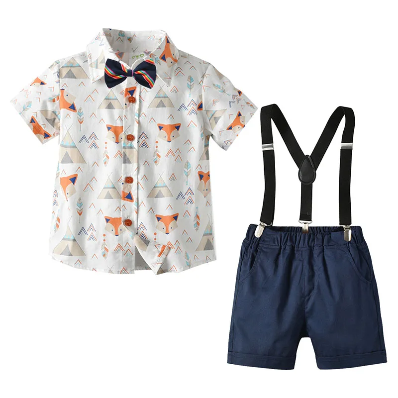 

Wedding Gentleman For Suit Party Clothes Boys 2pcs Children Boy Fashion Clothes And Suits Summer Sets