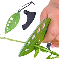 9 holes multifunction herb vanilla peeler vegetable leaf remover stainless steel herb cutter stripper for household kitchen