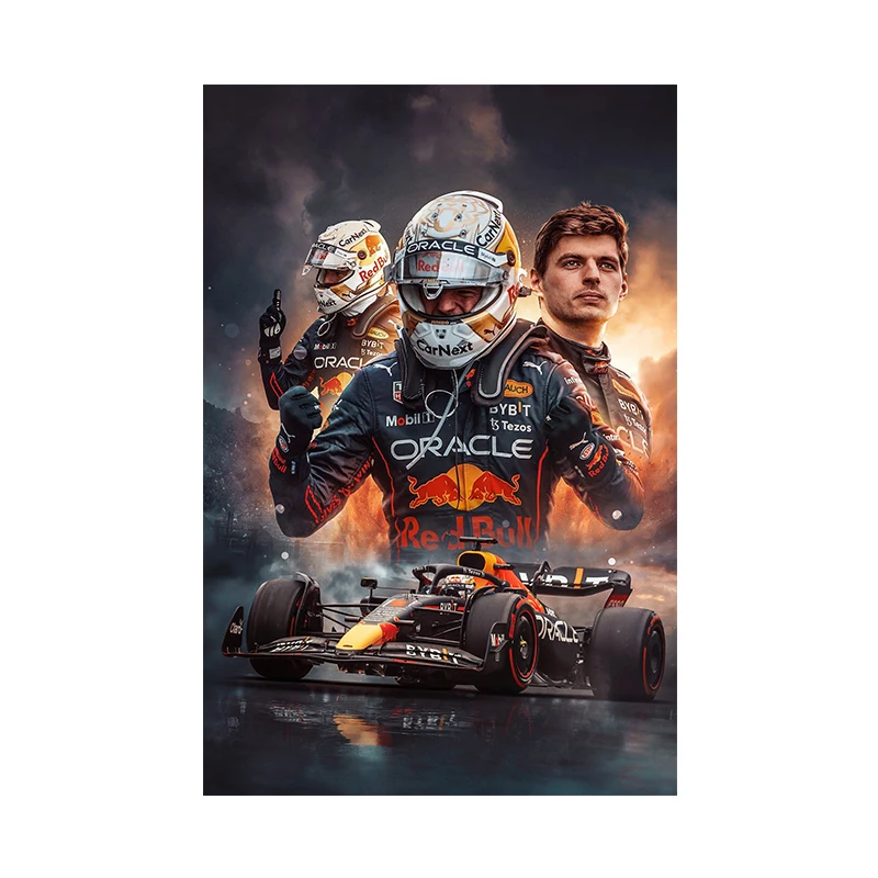 

Плакат Formula Grand Prix Champion Verstappen