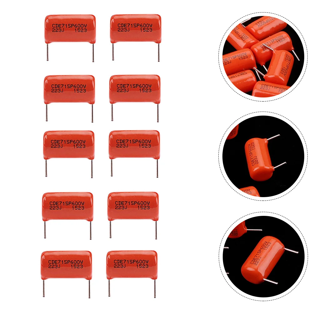 

Musical Instrument Accessories Copper Guitar Tone Capacitors Electric Parts Ballad Orange