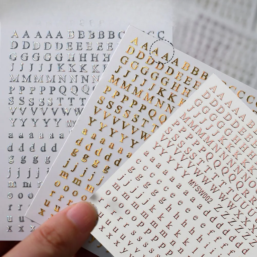 

3D разноцветные наклейки с алфавитом для скрапбукинга
