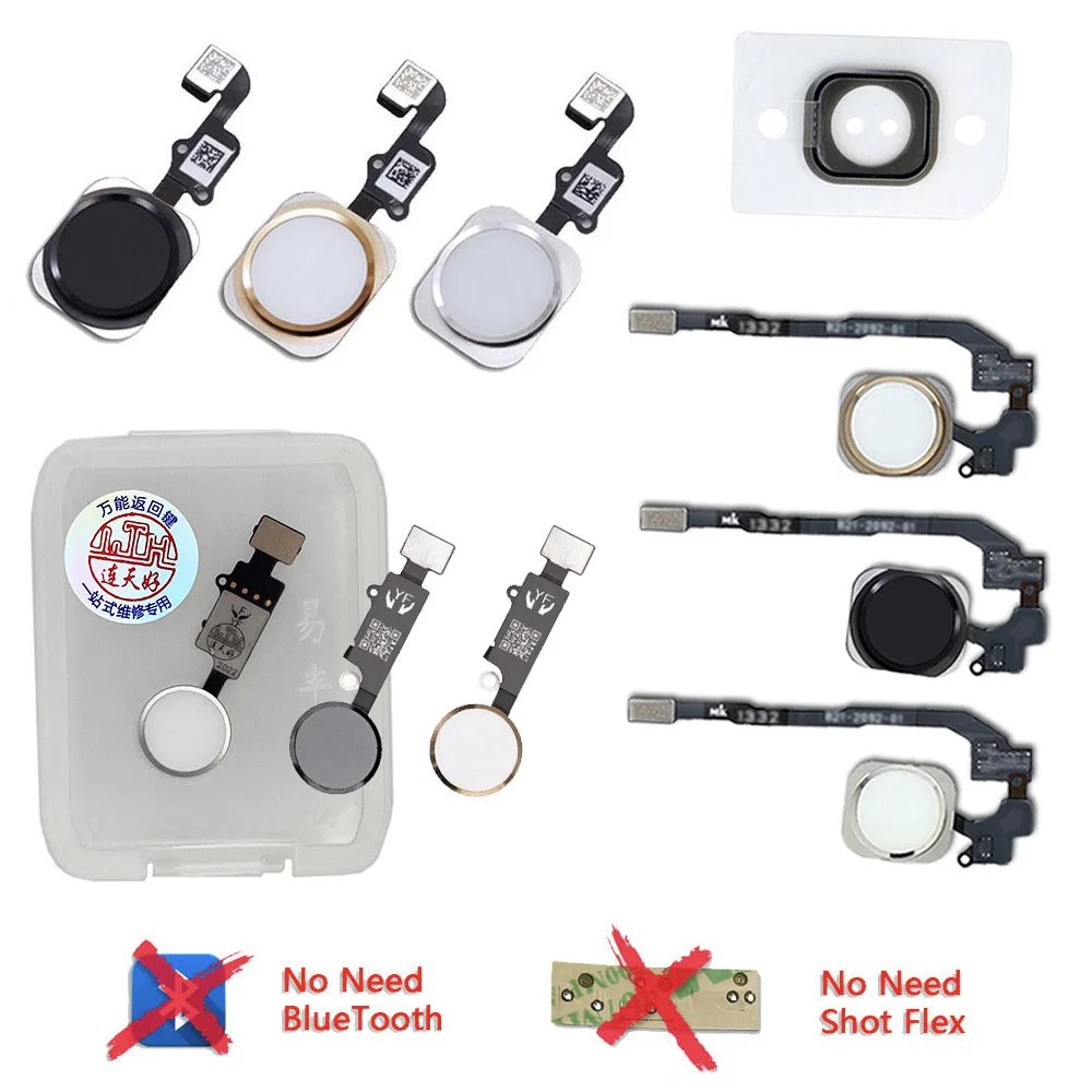 Возврат назад полнофункциональная кнопка домой гибкий кабель для iPhone 6 6s 7 8 Plus 5s SE