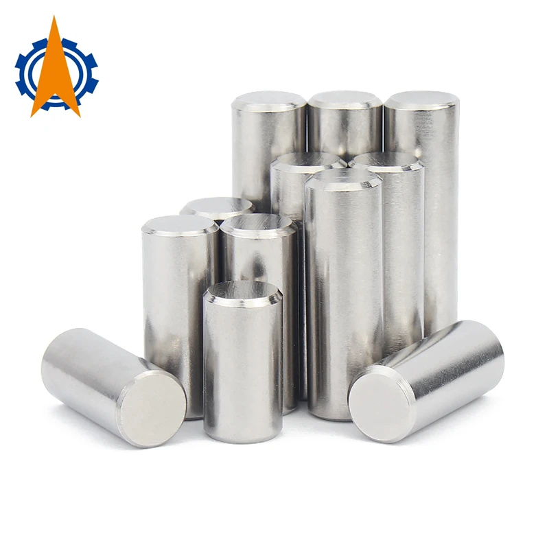 100pcs M1 M2 M3 M4 M5 M6 M8 M10 M12 Dowel 304 Stainless Steel Solid Cylindrical Pins Supply Non-Standard Size Locat Parallel Pin
