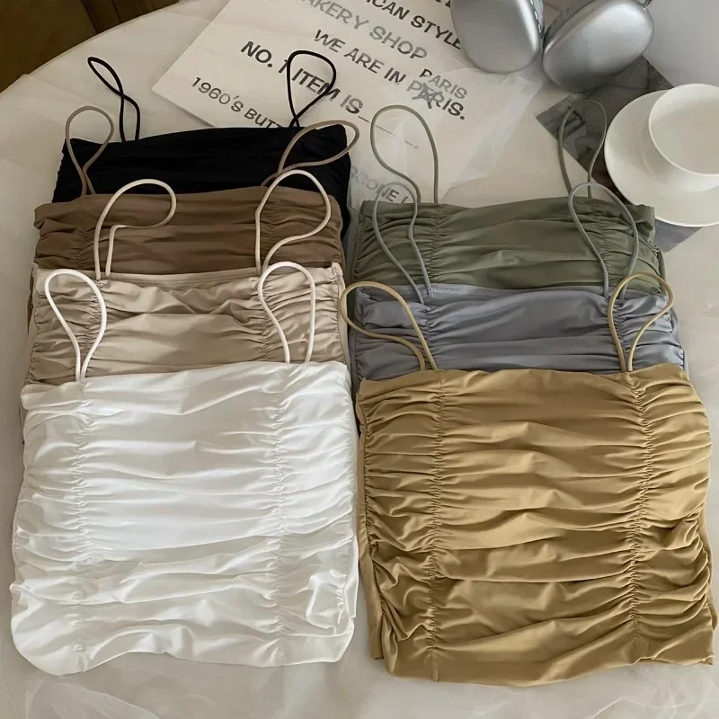 Женские укороченные топы сексуальная майка для леди летние топы-трубы с чашками