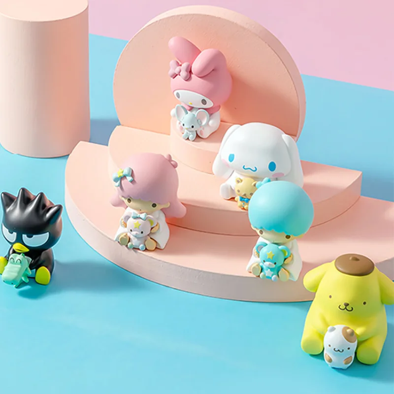 Модные настольные игрушки Miniso милые куклы Мультяшные украшения из нефрита и Гуго
