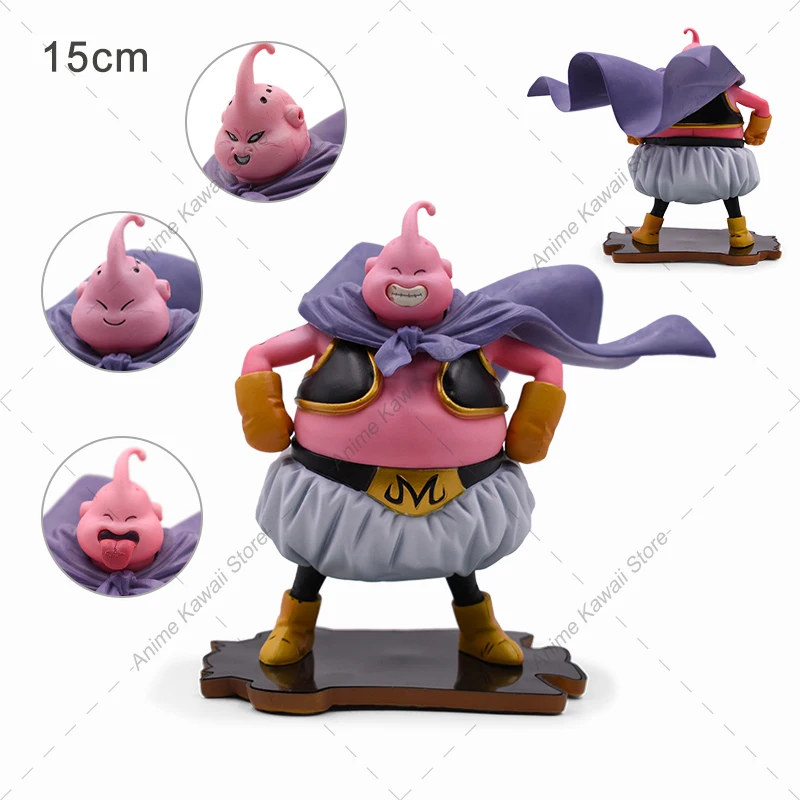 Фото Фигурка Majin Buu, Коллекционная модель персонажа аниме для детей, игрушка унисекс из ПВХ, подарочное издание, масштаб 1/60 №5