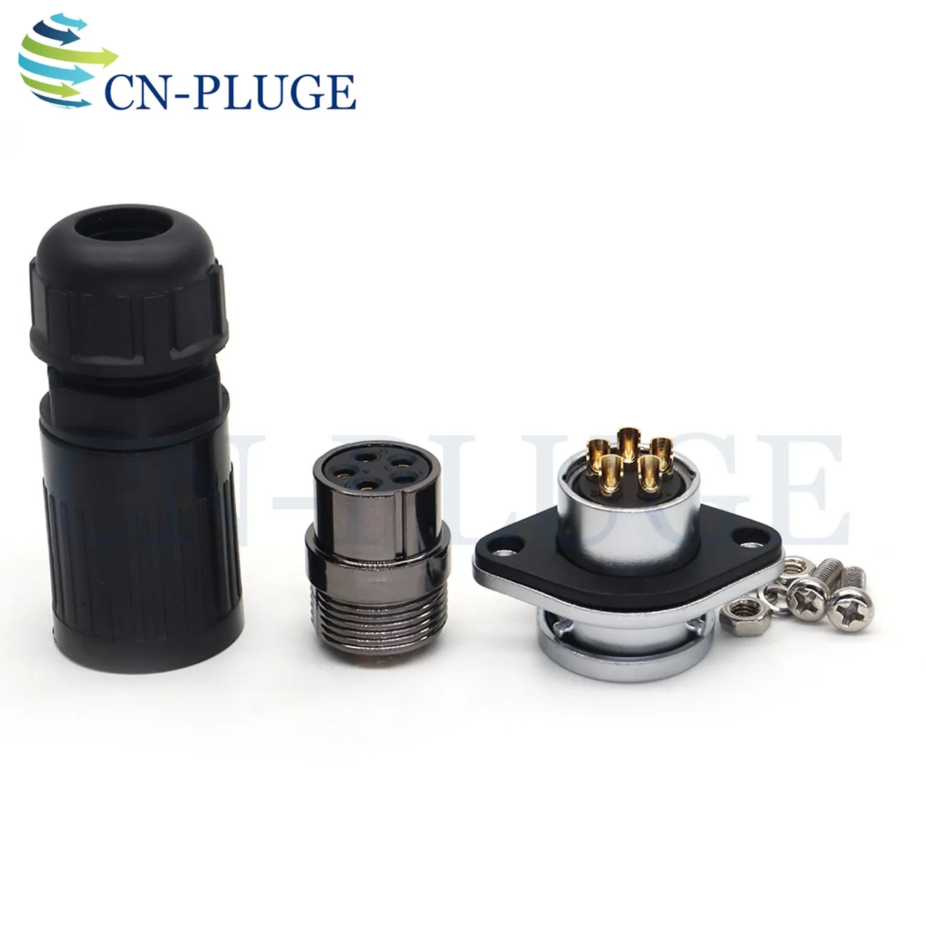 Водонепроницаемый разъем HP20 2 3 4 5 6 7 8 9 10 12-контактный авиационный металлический