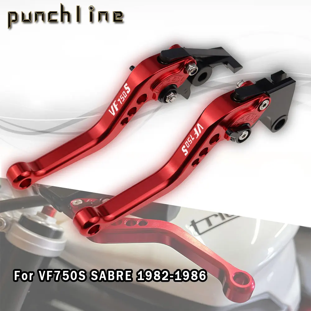 

Fit For VF750S SABRE 1982-1986 Short Brake Clutch Lever For VF 750S SABRE VF750 S SABRE Motorcycle Adjustable Handle Set