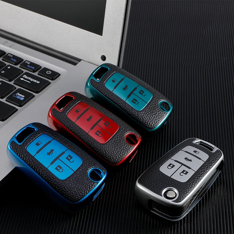 

Новинка кожаный чехол для ключей Cruze Sail Aveo Lefeng RV Malibu чехол для ключей чехол для откидного ключа защитные аксессуары