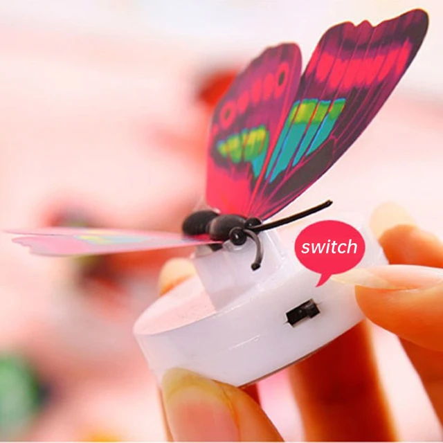 8PCS Led Decorative Hot Selling Toy Creative Colorful Luminous Butterfly Night Light Small Play Atmosphere Light Paste Wall Lamp 4
