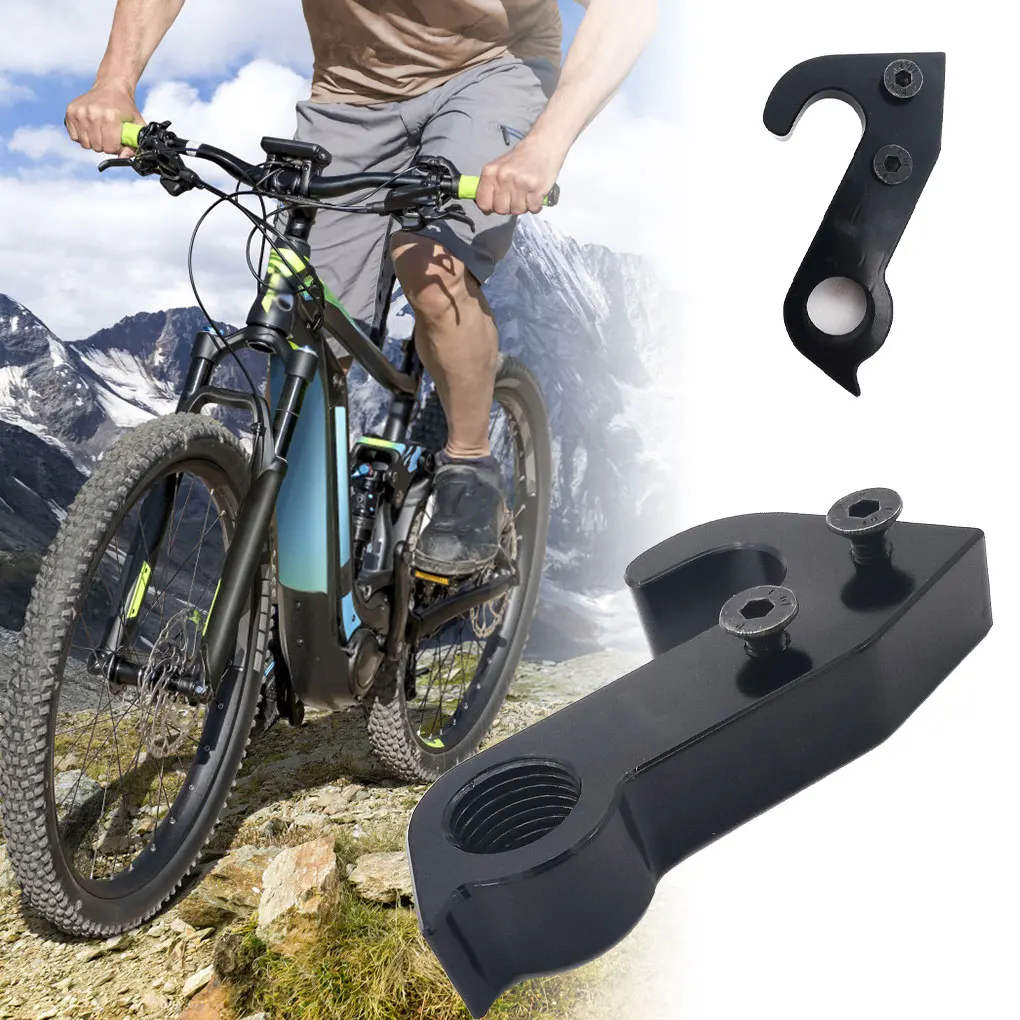 

Replaceable Mech Derailleur Hanger Portable Rear Detachable Mountain Bicycle Alloy Biking Tail Hook Bike Part Accessories