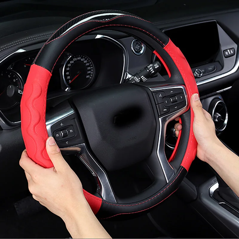 

1pc for Chevrolet Blazer 2020 Steering Wheel Cover Interior Antiskid