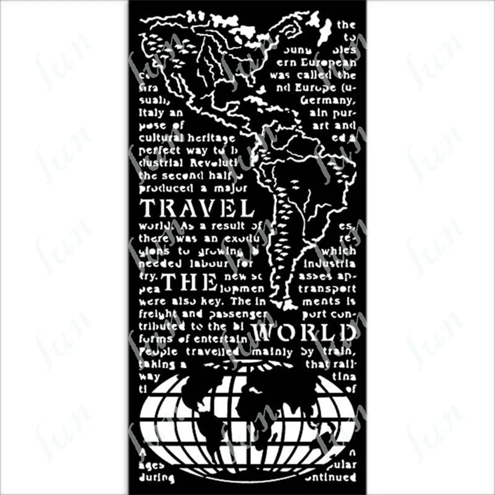 

Happiness the World Drawing Layering Stencils for Diy Scrapbooking Supplies Album Make Paper Card Embossing Template 2022 New