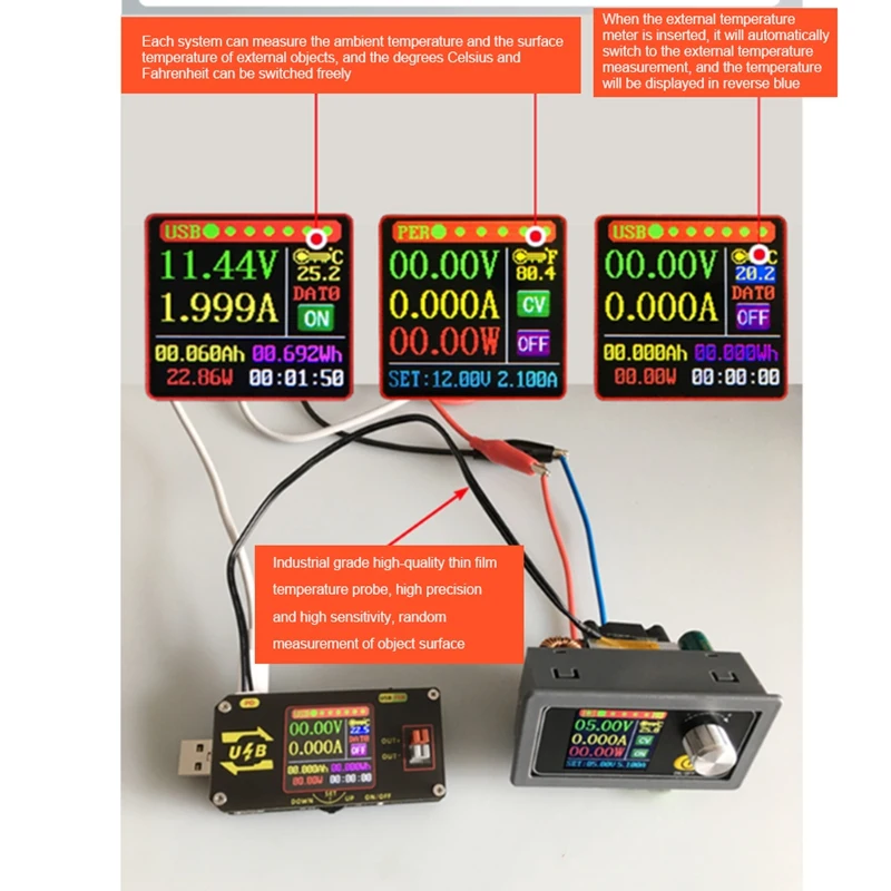 Акция! USB-тестер для зарядки с цветным экраном устройство ЧПУ управления