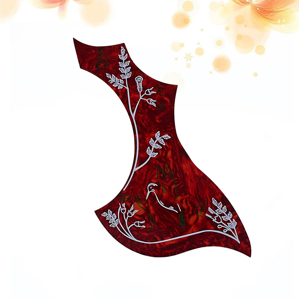 

Guitar Pickguard Pick Guard Scratch Plate Flower and Bird Pattern Guitar Pick Guard for Acoustic Guitar Replacement