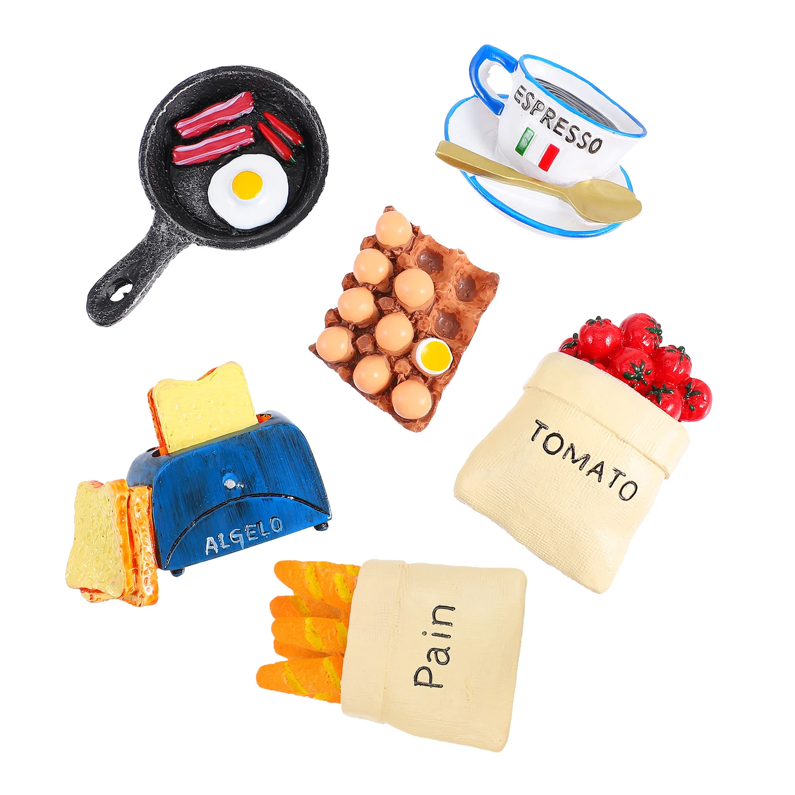 

6pcs Chic Lovely Refrigerator Sticker Fridge Magnet for Refrigerator Kitchen Home Home decor
