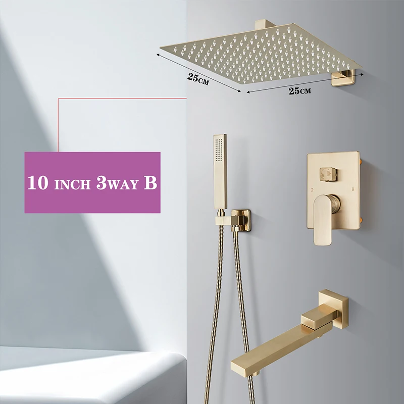 

Wanmivezlo матовый золотой смеситель для душа