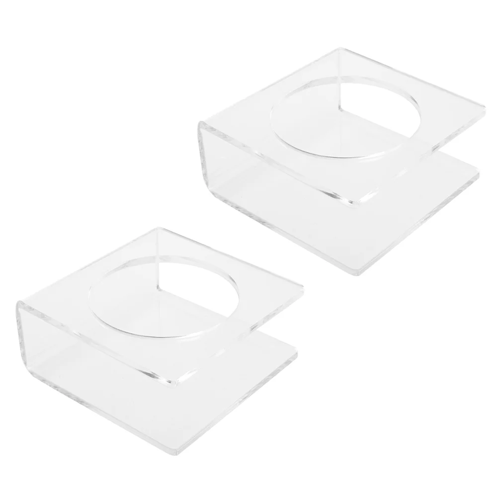 

2Pcs Clear Transparent Basketball Stand Display Display Shelf Display Stands Football Display Stand for Home Display Desktop